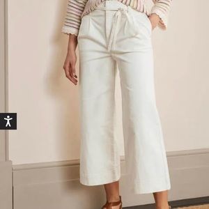 Boden Wide Leg Culottes size 4 ECRU